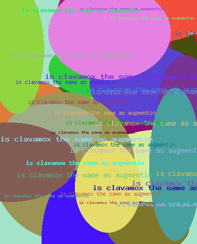 IS CLAVAMOX THE SAME AS AUGMENTIN